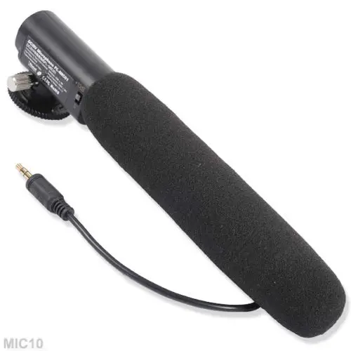 Micrófono DC/DV para cámara Nikon D7000 D7100 D5200 D5100 D3200 D3100 D800