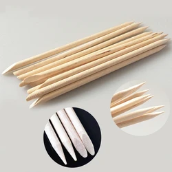 7.5/10.5/14.7cm Nail Art Design Orange Wood Stick 100pcs/lot Nail Remover Pedicure Manicure Tool Personal Finger Care Nail Tools