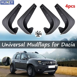 4pcs Universal Mud Flaps Mudflaps Splash Guards Mudguards Front Rear For Dacia Dokker Duster Lodgy Logan Sandero Stepway Nova