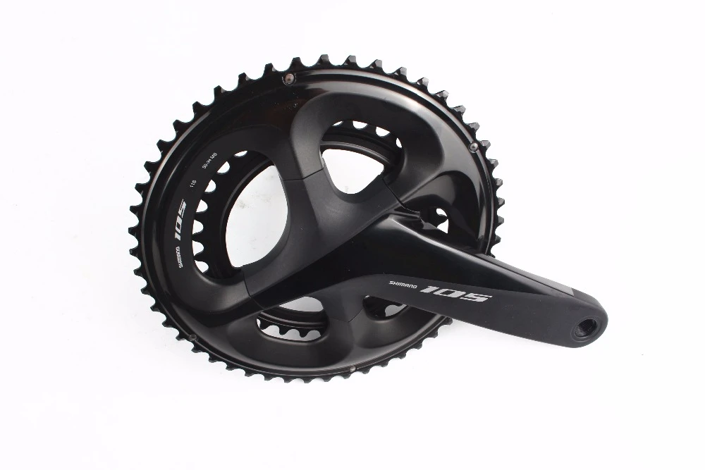 Shimano 105 HOLLOWTECH II Di2 R7100 2x12-Gang 165/170/172,5/175 mm 50-34T 52-36T Kurbelgarnitur mit Kettenblatt für Rennräder – Detail 2