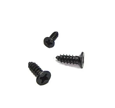 

Wkooa M1.7x6 Black Miniature Screw Micro Screw Phillips Flat Head Self Tapping Screws