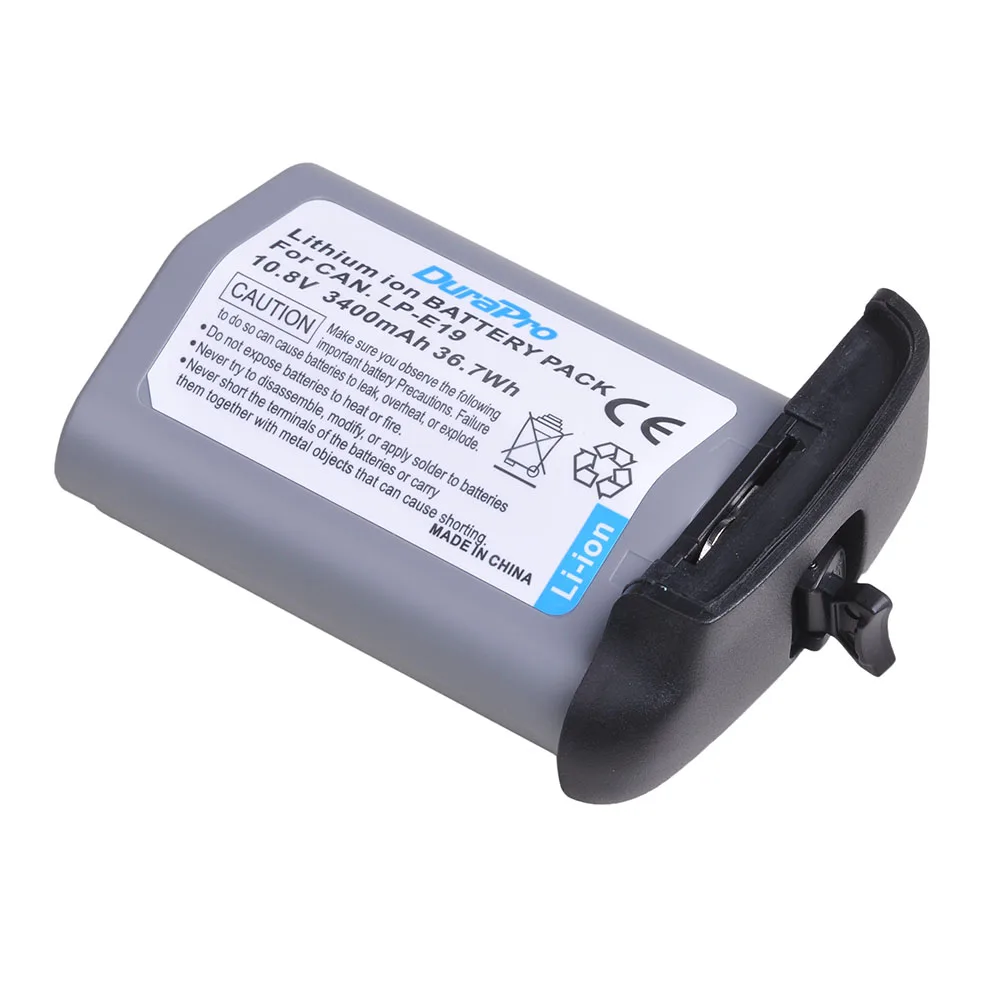 

Durapro 3400mAH LP-E19 LP E19 Battery for Canon EOS 1D ,1D MARK II , III ,IV ,1DS MARK III ,1DX ,1DX MARK II Camera