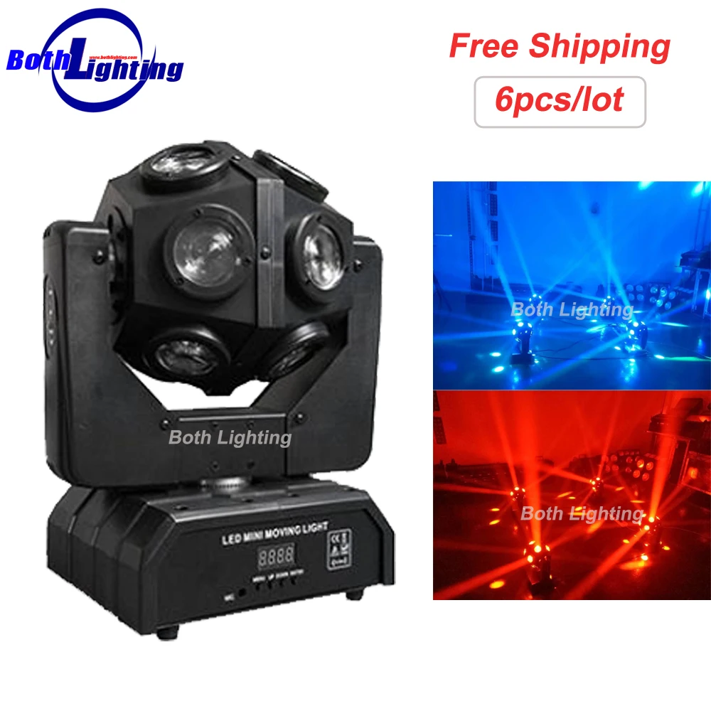 

Stage Light DMX512 12*10W RGBW 4in1 LED Ball Moving Head Beam Light Mini Magic Football Moving head light