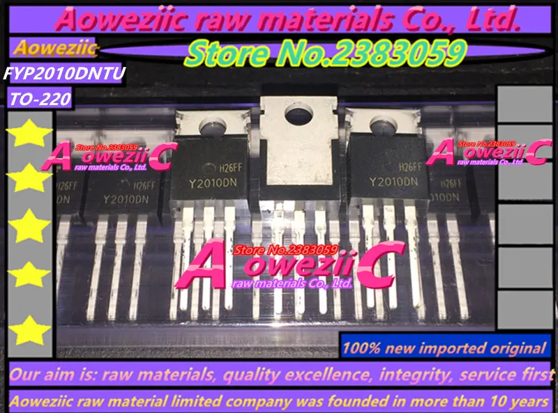Aoweziic 2017 + 100% original novo importado fyp2010dn y2010dn fyp2010dntu para-220 schottky barreira diodo 20a 100v