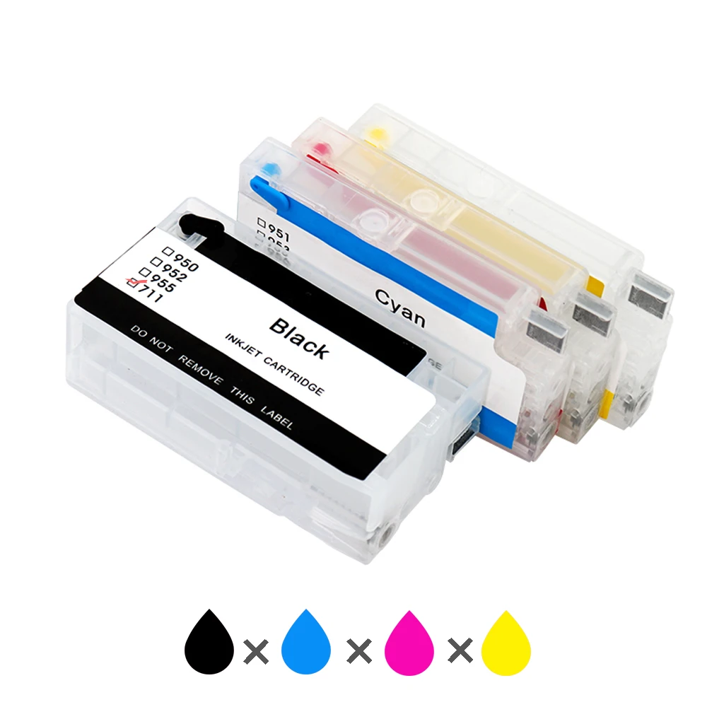 

Compatible for Empty Refillable 711 Ink cartridge for HP711 HP 711 XL Designjet T120 24-in ePrinter T520 24-in ePrinter