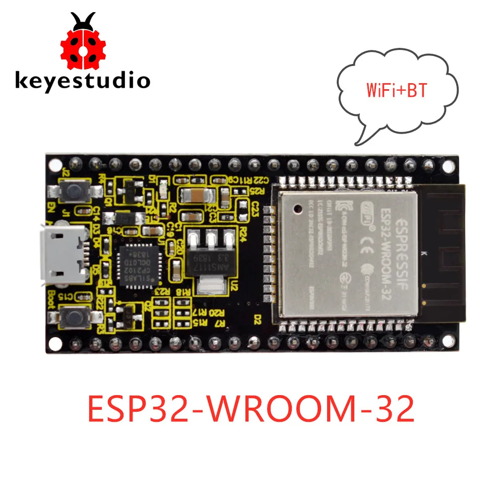 Keyestudio ESP32-WROOM-32 Module Core  Board  Bluetooth-compatible and WIFI  MCU  For Arduino ESP32