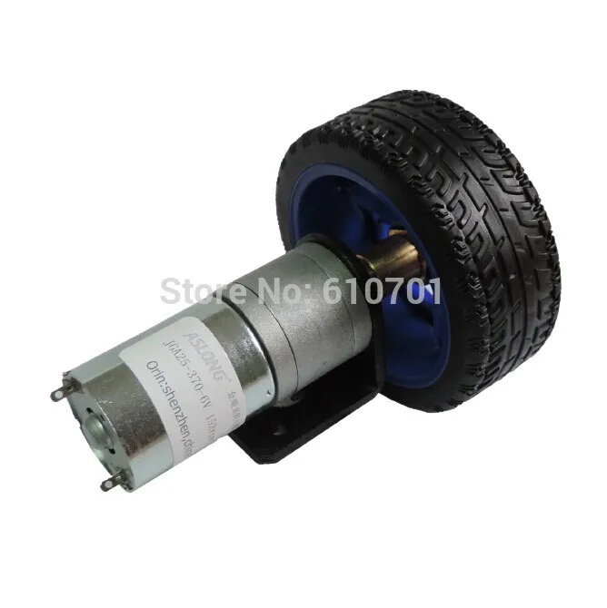 3-6V 6V Rated Voltage Rotate Speed Reduction Electric DC Geared Motor JGA25-370TZ intelligent robot car DIY