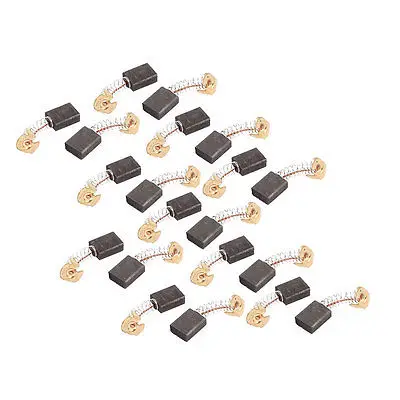 10 Pairs Electric Drill Motor Rotary Power Tool Carbon Brush 6.5 x 13.5 x 17mm