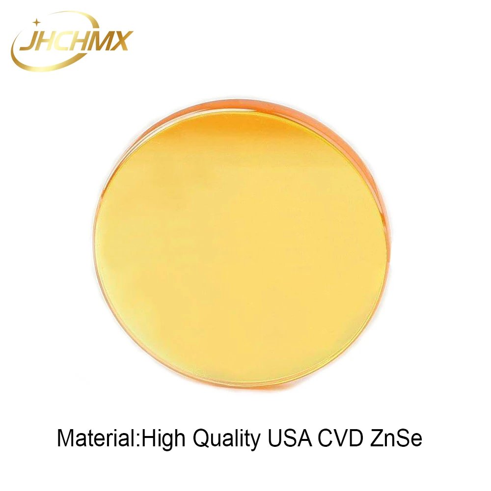 Imagem -02 - Lente de Foco Co2 para Máquina a Laser Jchmx Lente de Foco Co2 Eua Cvd Znse Comprimento Focal 50.8 mm para Peças de Máquinas a Laser Trotec Opcional 100 Reforço