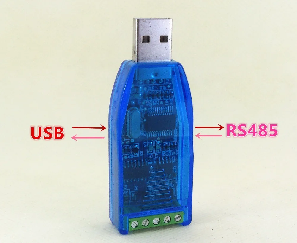 Преобразователь сигнала двустороннего действия Usb к rs485 485-usb ch340 для усиления защиты, совместимый с win8 win10, бесплатная доставка