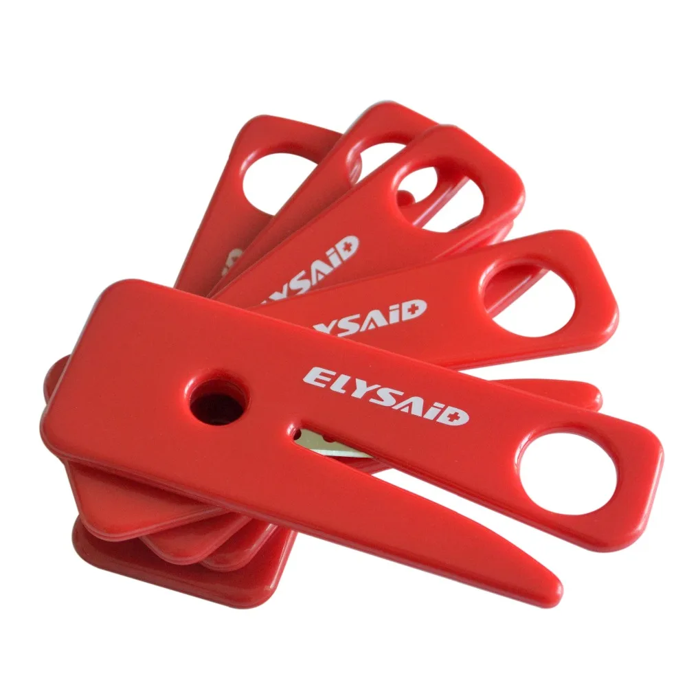 10Pcs New Brand Safety Emergency Plastic Seat Belt Cutter Car Escape Outdoor Life-saving Equipment For First Aid Rescue