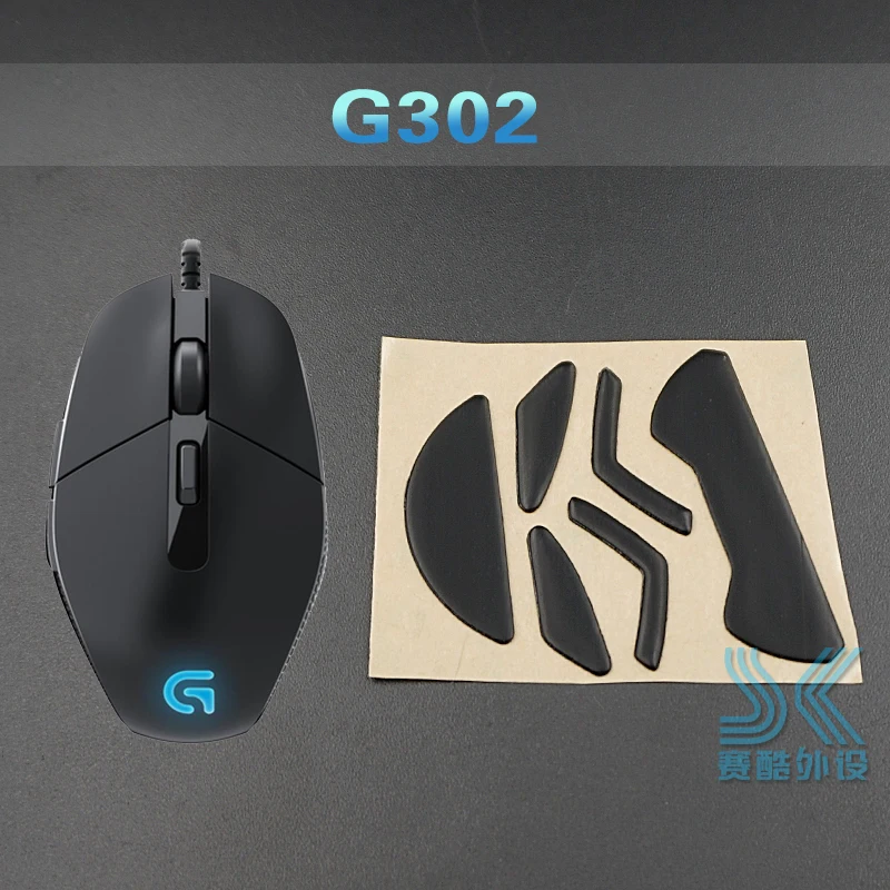 로지텍 G100 g102 Gpro G300 G300s G302 G303 G304 G305 G400 G400S MX518 G402 게임용 마우스 피트 스케이트, 3M, 0.6mm, 1 개