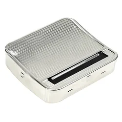 1Pcs Automatic Cigarette Rolling Machine Manual Tobacco Rolling Machine Box Case Durable Metal Cigarette Maker