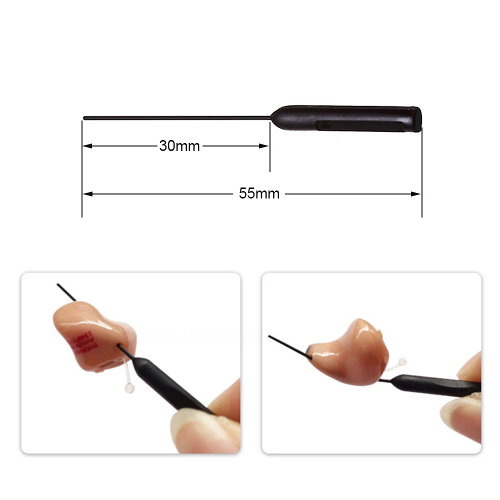 3PCS Hearing Aid Vent Cleaning Tool Earpiece Earmold Vent Cleaner