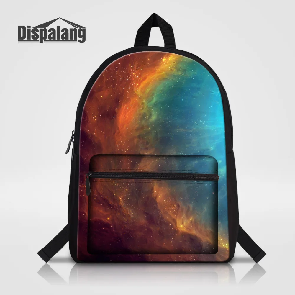 Dispalang Cotton Mens Women Laptop Backpack Universe Space School Bag High Capacity Travel Bag Rucksack mochila Drop Shipping