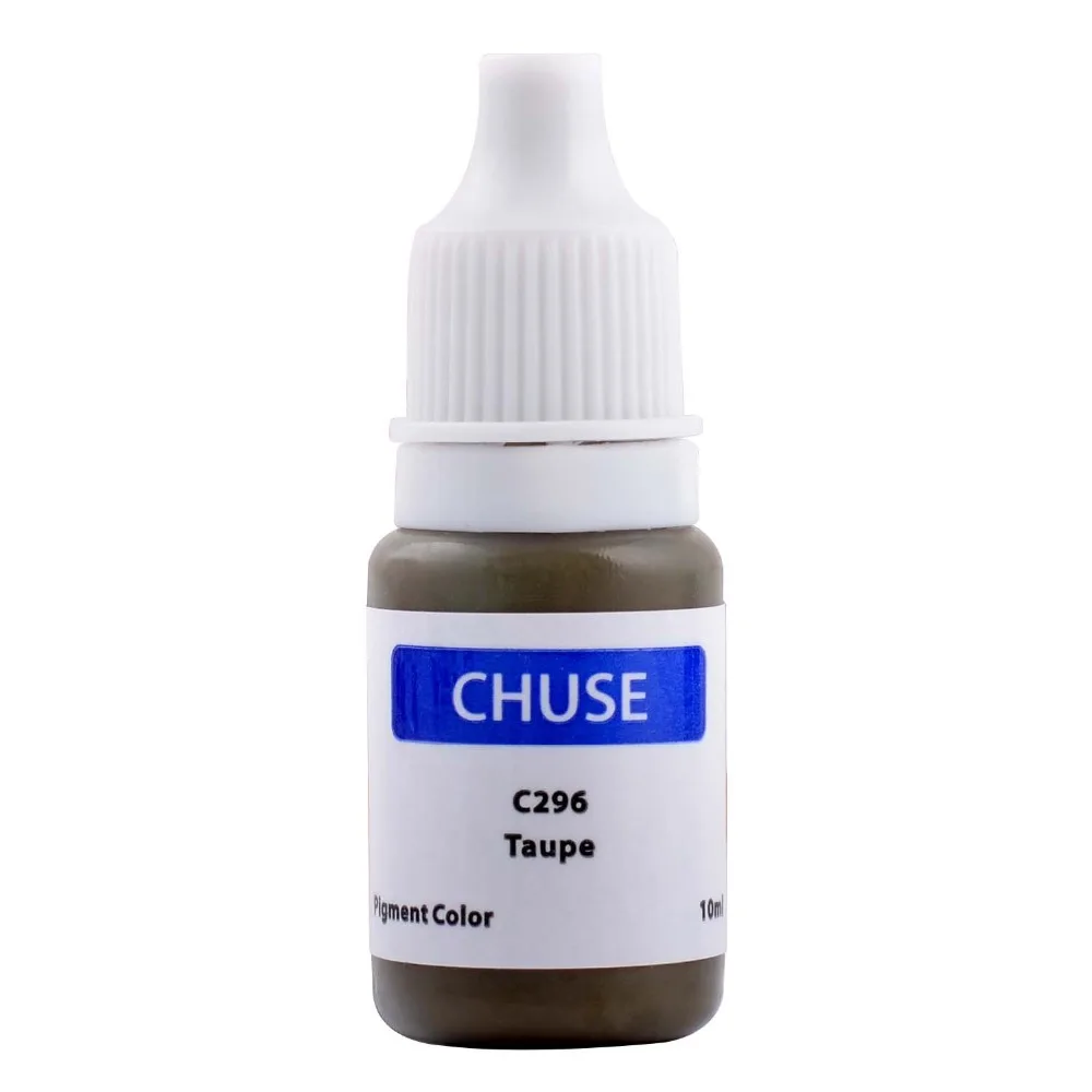 CHUSE Permanent Makeup Ink Eyeliner Tattoo Ink Set Eyebrow Microblading Pigment Professional Micro Encre A Levre 10ML Taupe C296