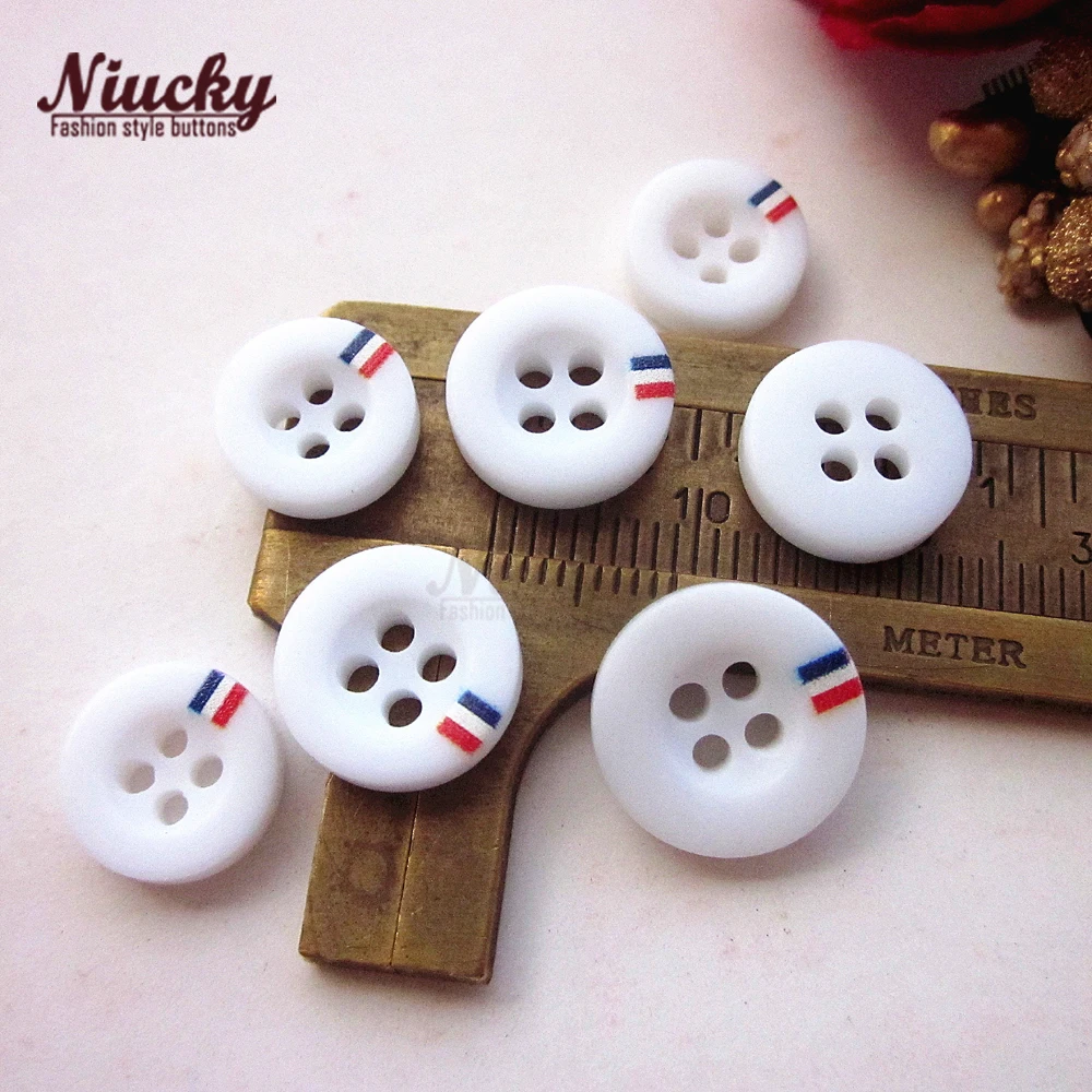 Niucky 10 мм-12,5 мм с 4 отверстиями с широкими краями 3D печать повседневные пуговицы для рубашек для детей женщин мужчин Diy Швейные аксессуары