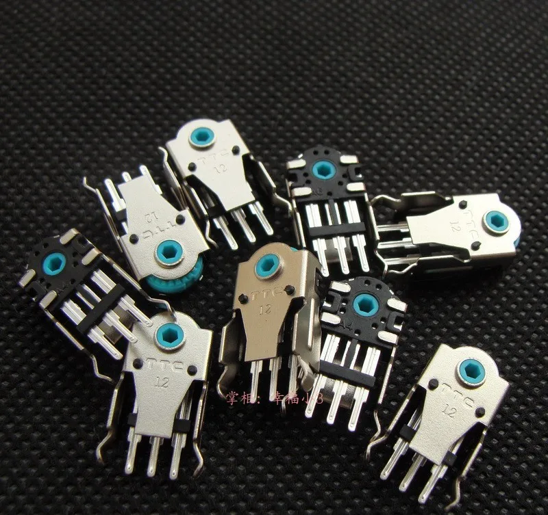 Razer Lancehead Wireless Fuhlen G90 용 1 조각 기존 TTC 12mm 방진 골드 코어 마우스 인코더 마우스 스크롤 디코더