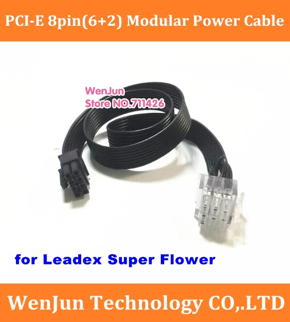 SUPER flower 9pin to Video Card PCI-E 8pin(6+2) Modular Power Supply Adaper Cable for 9pin LEADEX Series Modular Power Supply