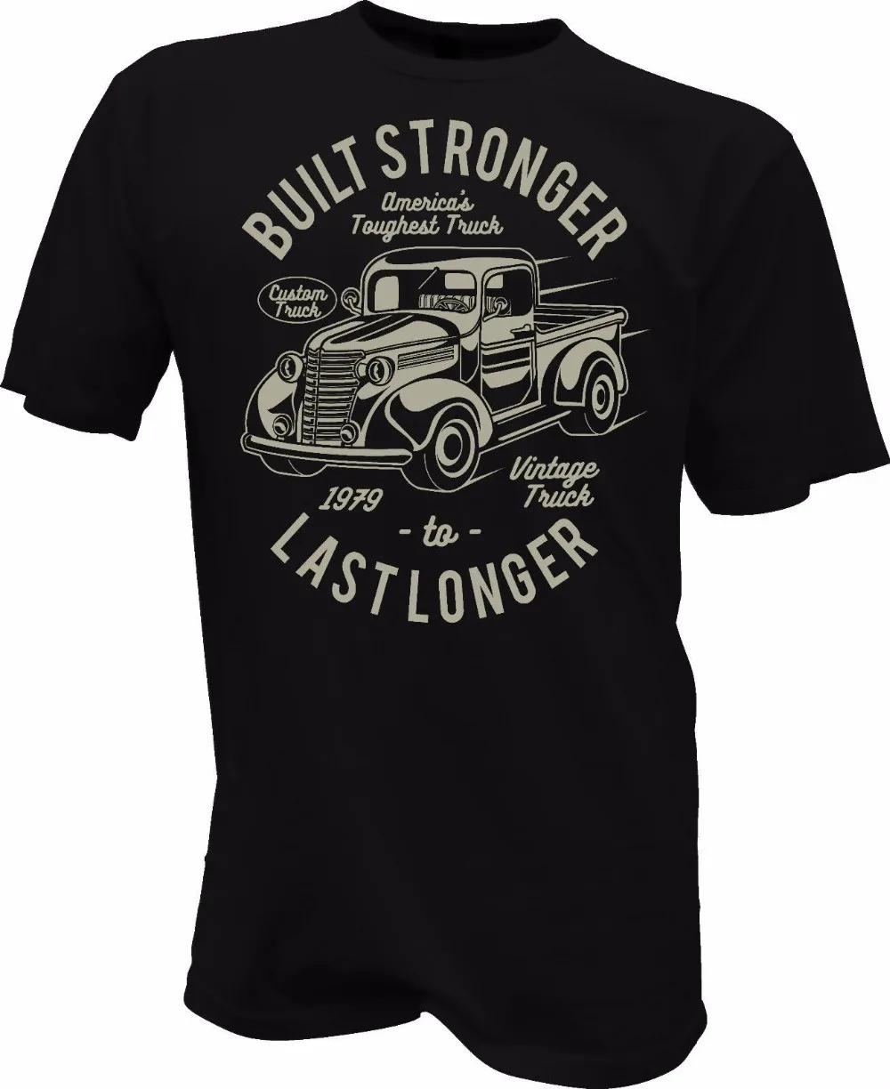 100% Quality Cotton Mens Print T-Shirt 100% Cotton Hot Rod Kult Oldschool Classic Car Auto V8 Pick Up Usa Biker T Shirt Maker