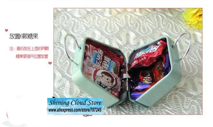 Handbags Tin  Mini Candy Metal Storage Box ,Creative Wedding Favor Boxes Gift Metal Case Chilldren Toy Gift