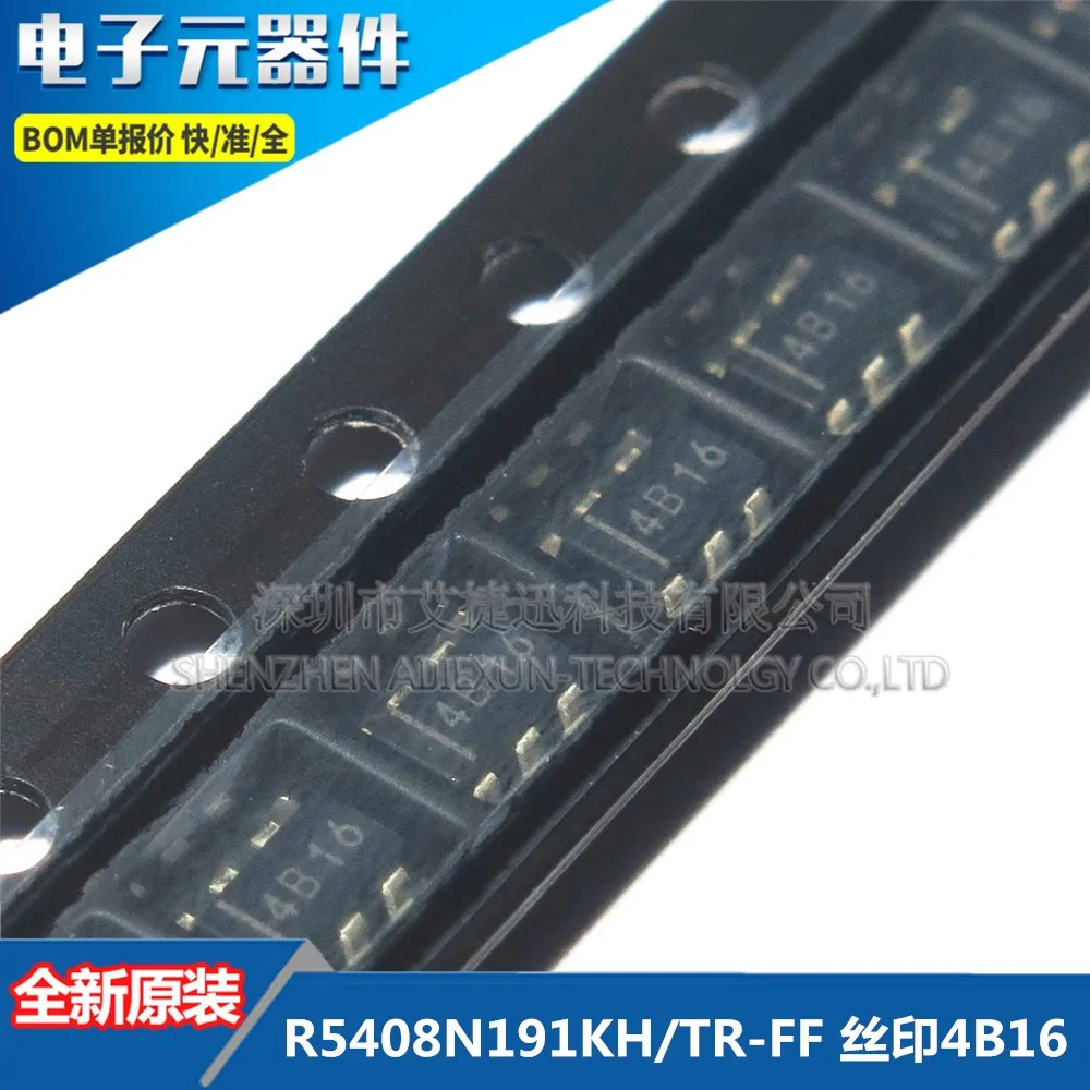 50PCS 100% New and original  R5408N191KH-TR-FF Silkscreen4B16 SOT-23-6  in stock