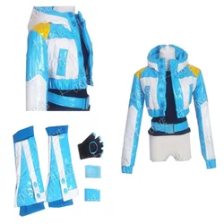 2018 Costume Cosplay di Seragaki Aoba di DMMD su misura (copriscarpe per guanti T-shirt cintura giacca) personalizzato