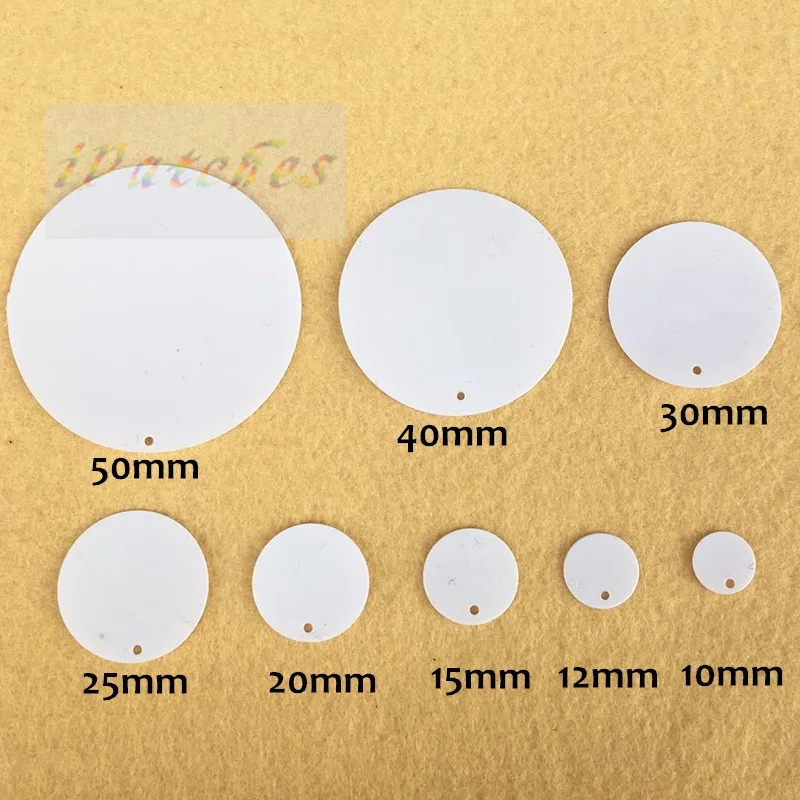 8mm/10/12/15/20mm/25/30 White Series Color Large Sequins Flat Round Pvc Sequin Paillettes sew Wedding Craft with 1 hole