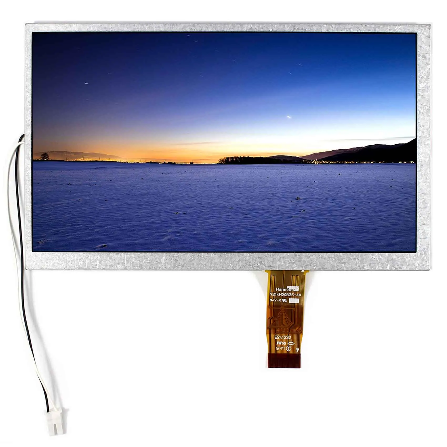 

7inch TFT LCD Display HSD070I651 480x234 7"Analog Screen for Raspberry Pi 4B/3B Door Phone/ Digital photo frame/ DVD Player