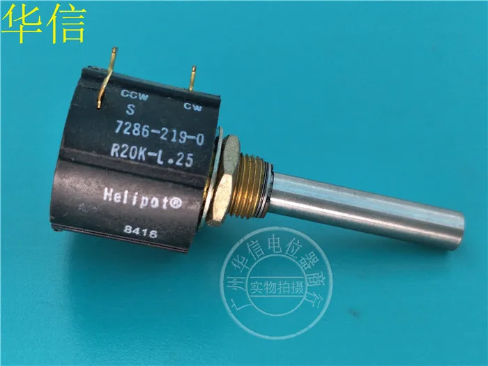 

Original new 100% import 7286-219-0 R20K-L.25 20K multi coil around the potentiometer axis length 38MM (SWITCH)