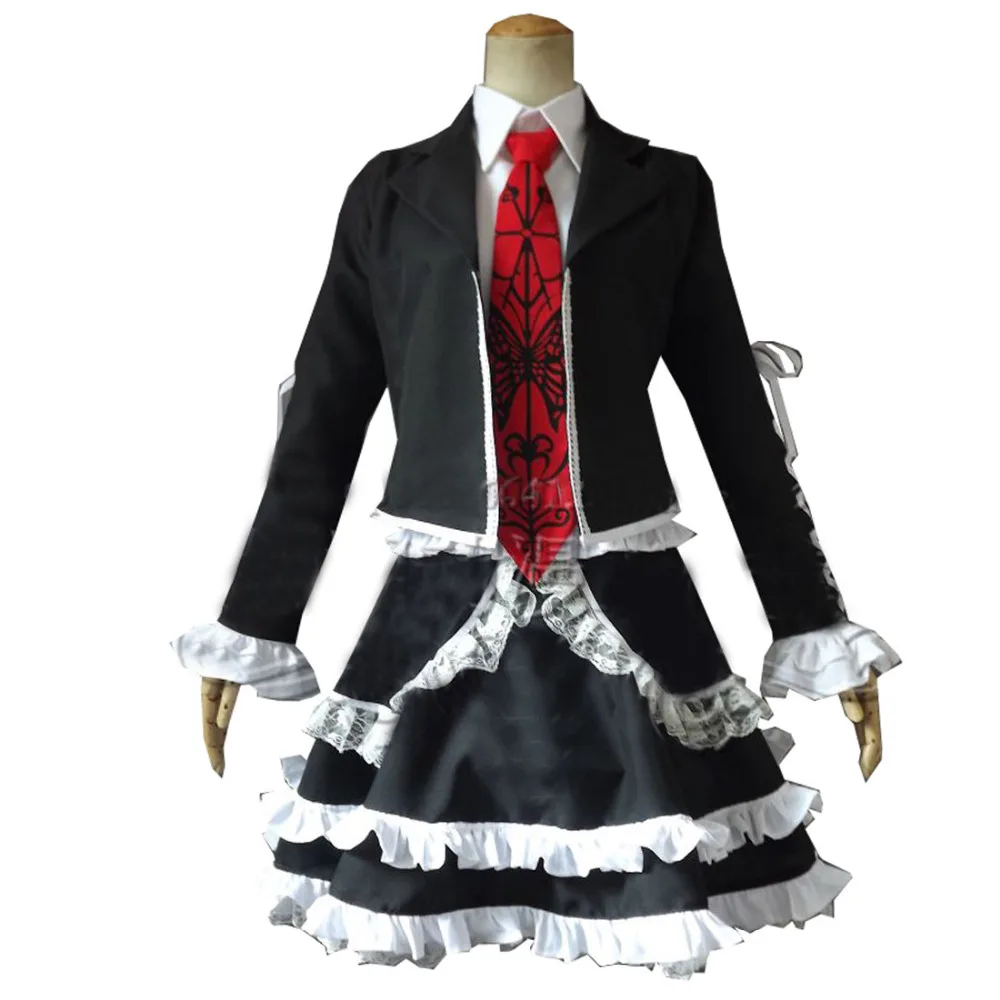 

Костюм для косплея из «Dangan Ronpa Danganronpa Celestia Ludenberg», пиджак, платье, полный комплект, 2018