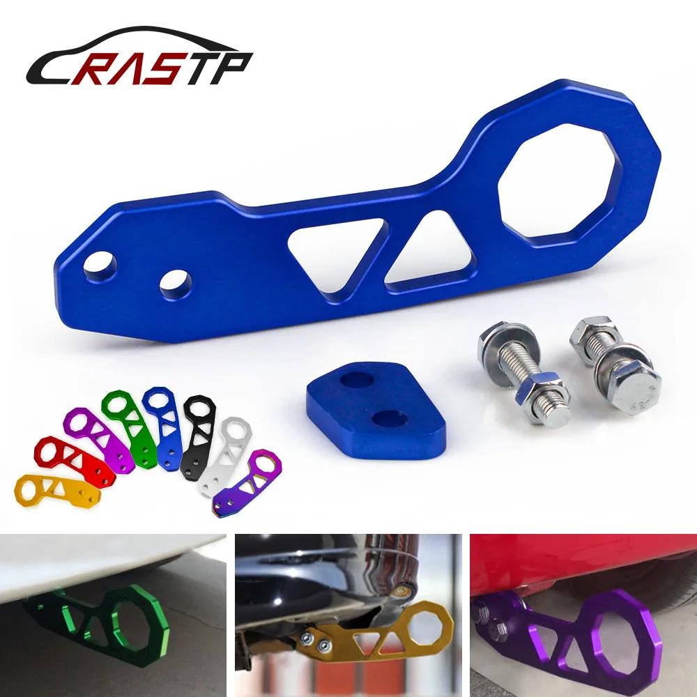 RASTP-High Quality Racing Rear Tow Hook Aluminum  Rear Tow Hook for Honda Civic without Logo RS-TH004NM