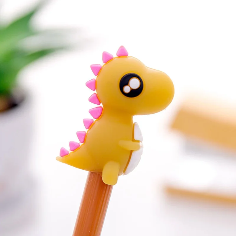 1 Pcs  Korea Creative Little Monsters Neutral Pen Cute Cartoon Dinosaur Students Stationery Black Pen Shape Kawaii Stationary