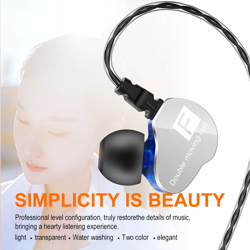 New Fenge F4 In Ear Wired Earphone Type C Headset Bass Subwoofer HIFI 4D Sound Quality Music Sport Earphone for Xiaomi Huawei GT