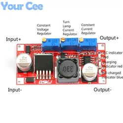 2pcs/1pc LM2596 DC-DC Step Down Buck CC CV Power Module LED Driver Battery Charger Adjustable LM2596S Constant Current Voltage