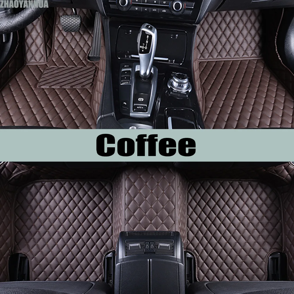 ZHAOYANHUA Car floor mats for Toyota Land Cruiser Prado 150 120 Corolla 5D all weather car styling carpet floor liners(2002-)