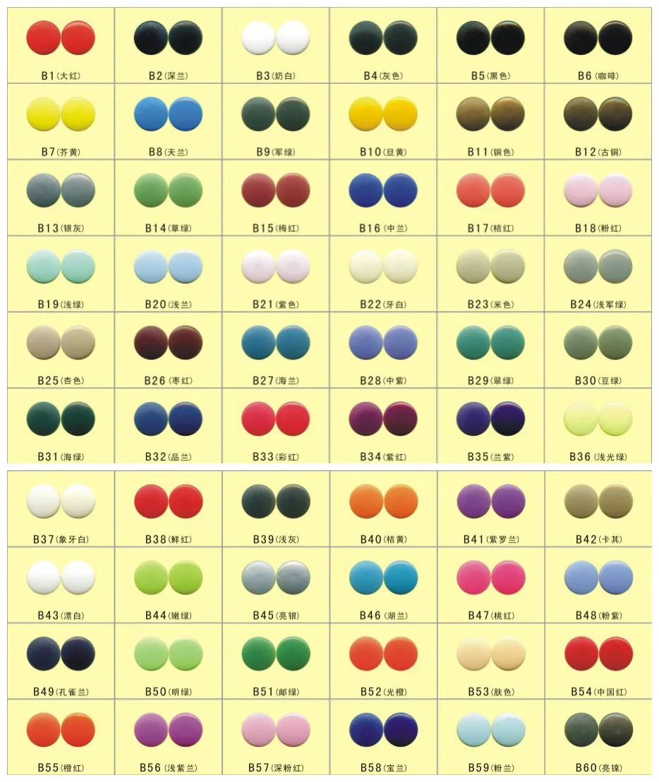 1000set/box x10 box matte finished Kam snap Button T5 T3 T8 Free Shiping clothing accessories High Quality snap button Wholesale