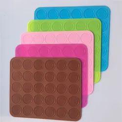 Silicone DIY Cake Baking Mat 30 Cavity Pastry Cake Macaron Mat Oven Baking Mould Sheet Pad Tray Sheet Kitchen Tools