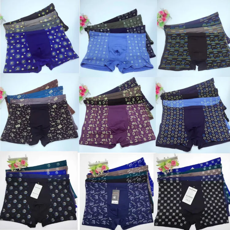 3PCS 2XL/3XL/4XL/5XL/6XL/7XL Big and Tall Mens Underwear Shorts Material Wearing Comfortable Hot Short Homme under pants