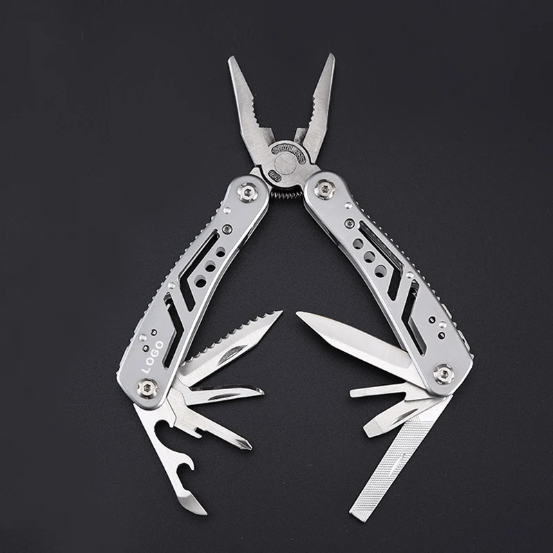 

Outdoor Multifunctional Pliers Folding Pocket EDC Camping Survival hunting Screwdriver Kit Bits Knife Bottle Opener Hand Tools