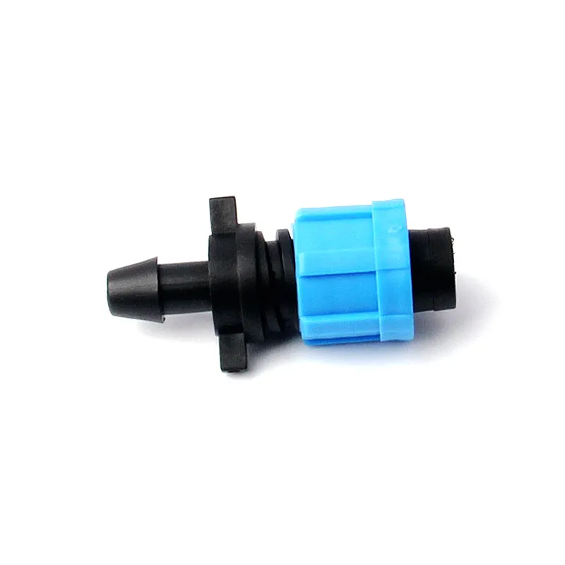 5pcs  Blue Drip Tape Bypass Connector Outer Diameter 16 mm Thread Lock Connector Hose Fittings Adapter For Garden Micro Drip