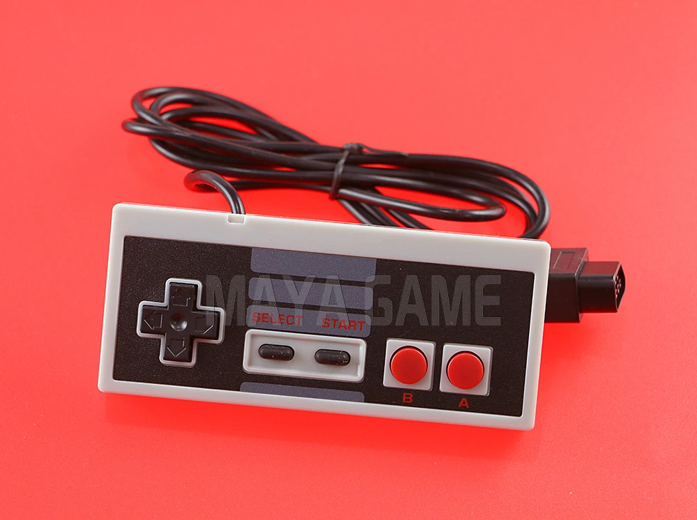 20 قطعة وحدة تحكم كلاسيكية ساخنة ألعاب الألعاب JoyStick Joypad لوحدة التحكم بنظام NES النمط الكلاسيكي 6ft الطرف الثالث