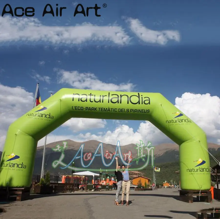 

Giant Inflatable Advertising Arch with Logos Archway Start/Finish Line for Promotion or Competition