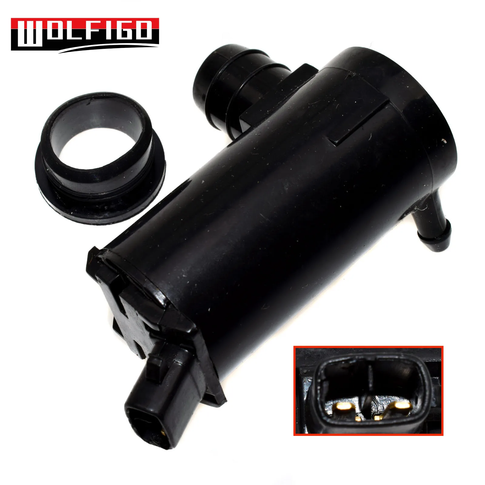 WOLFIGO New Windshield Washer Pump  For Daewoo Kalos Lanos Nubira Matiz Tacuma Leganza 96190259, 96318238, 96055750,96396602