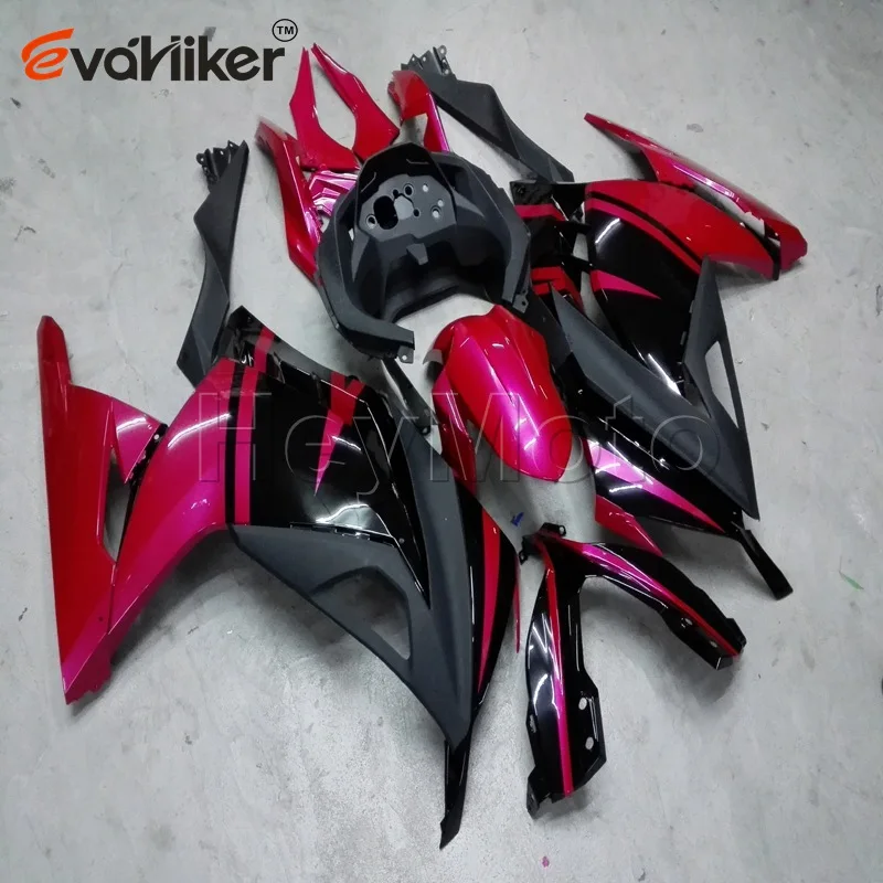 

Custom ABS fairing for ZX300R EX300 2013 2014 pink ZX300R EX 300 13 14 Injection mold bodywork kit motorcycle fairings