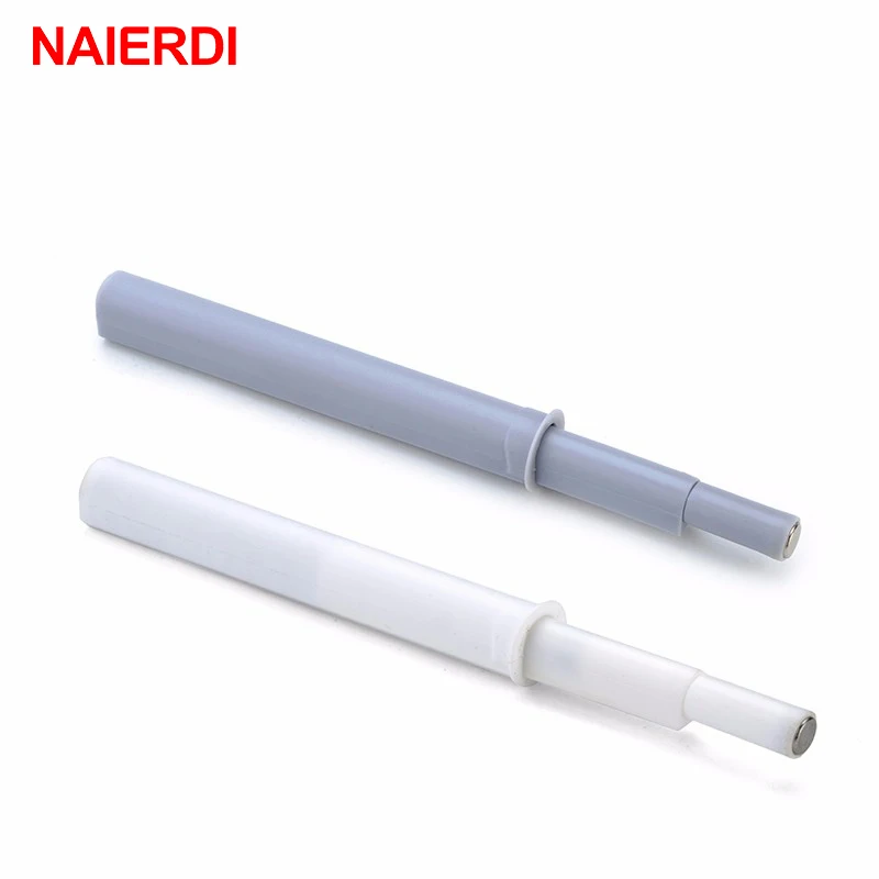 NAIERDI Cabinet Catches Magnetic Door Stop Closer Drawer Soft Quiet Damper Buffer Push To Open System For Furniture Hardware