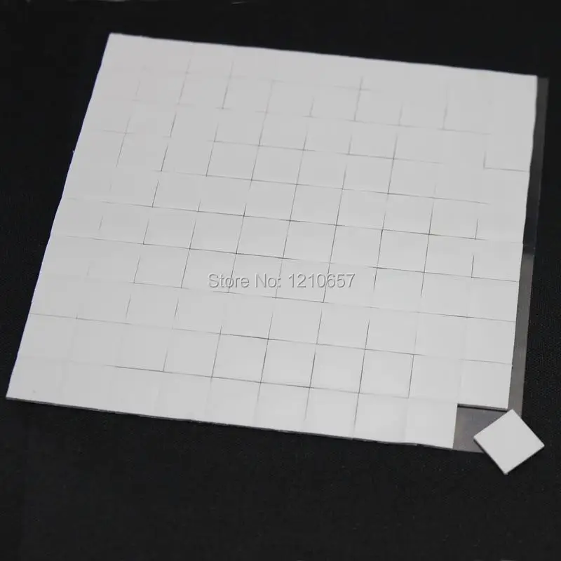 

1000 pieces LOT White 10x10x1mm GPU VGA Silicone Conduction Thermal Pad