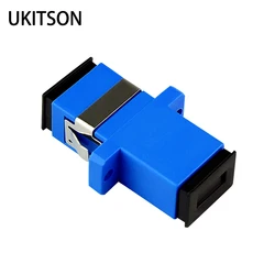 SC To SC Flange Coupler Jack Keystone Simplex SC-SC Fiber Optic UPC Adaptor For Communications Network Connector