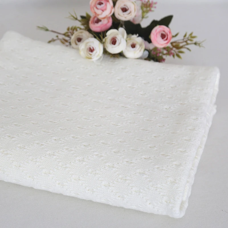 

Hand Knit Baby Blanket Reversible Knitted 120cm x150cm Double-sided background blanket Photography Props