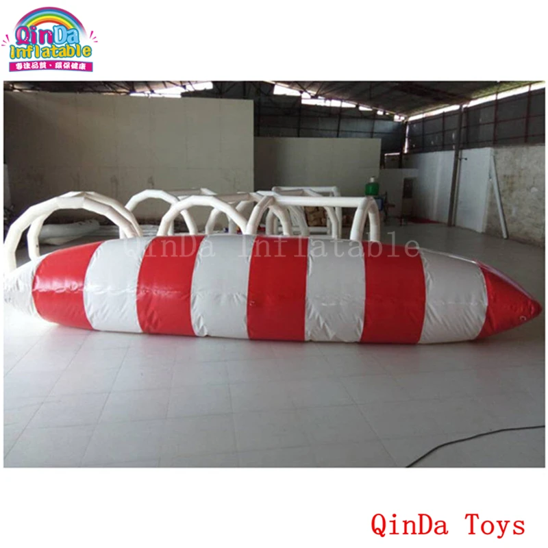 

6m Big Water Toys Inflatable Pillow,free Air Pump Inflatable Water Jumping Blob For Entertainment